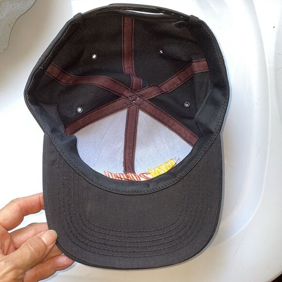 Vtg 2000 Classic Chevy Winter National 8th Annual black snap back souvenir cap - Picture 6 of 7